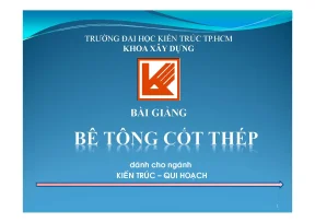 Bê tông cốt thép