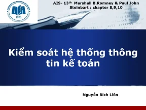 Chương 5 hệ thống thông tin