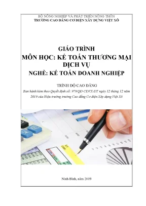 Giáo trình kế toán thương mại dịch vụ nghề kế toán doanh nghiệp cao đẳng