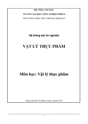 Hệ thống bài thí nghiệm vật lý thực phẩm trường đh công nghiệp
