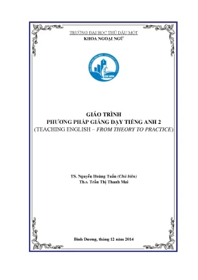 Giáo trình phương pháp giảng dạy tiếng anh 2