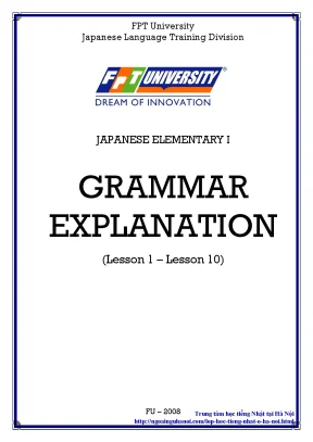 Minna no nihongo ngu phap 50 bai