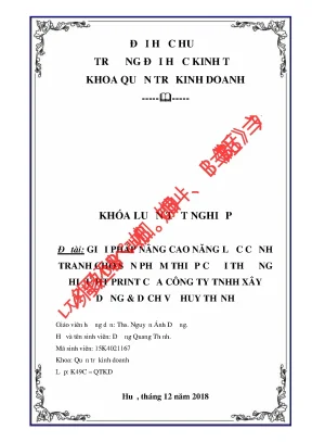 Giải pháp nâng cao năng lực cạnh tranh cho sản phẩm thiệp cưới thương hiệu ht print của công ty tnhh xây dựng dịch vụ huy thịnh