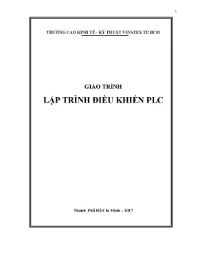 Giáo trình lập trình điều khiển plc