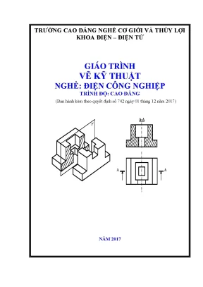 Giáo trình vẽ kỹ thuật nghề điện công nghiệp trình độ trung cấp trường cao đẳng cơ giới và thủy lợi năm 2017