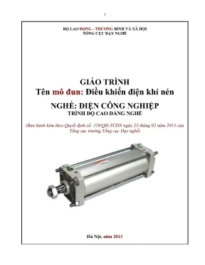 Giáo trình điều khiển điện khí nén 4