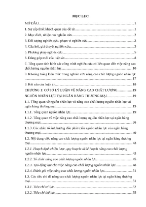 Luận văn thạc sĩ giải pháp nguồn nhân lực nhất là nguồn nhân lực có chất lượng cao đáp ứng được nhu cầu phát triển kinh tế xã hội