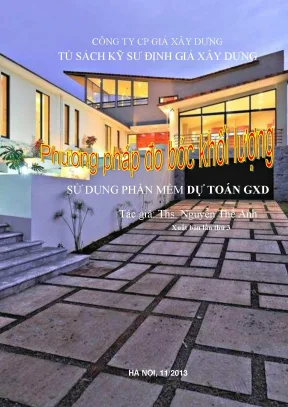 Sử dụng phần mền dự toán gxd