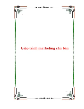 Giáo trình môn marketing căn bản