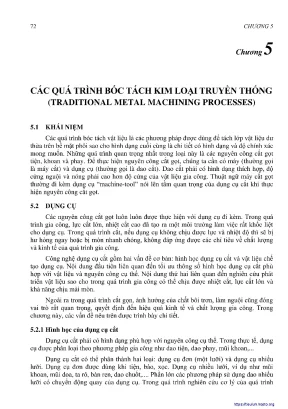Giáo trình các quá trình chế tạo phần 2