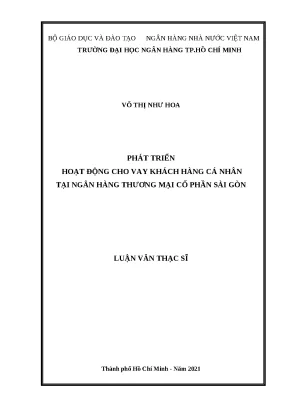0444 phát triển hoạt động cho vay khách hàng cá nhân tại nhtm cp sài gòn luận văn thạc sĩ tcnh võ thị như hoa nguyễn thị ngọc diệp tp hcm đh nh hcm 2021