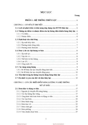 Giáo trình hệ thống thủy lực khí nén