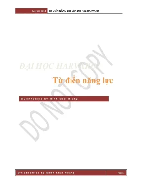 Từ điển năng lực