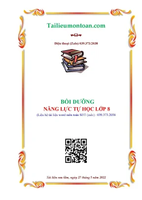 Bồi dưỡng năng lực tự học toán 8