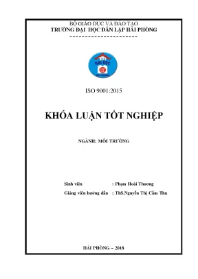 Nghiên cứu đánh giá một số tác động chính tới môi trường của dự án sản xuất đồ gỗ
