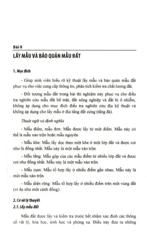 Giáo trình thực tập hóa môi trường phần 2