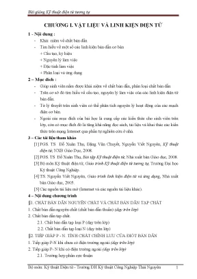 Vật liệu và linh kiện điện tử