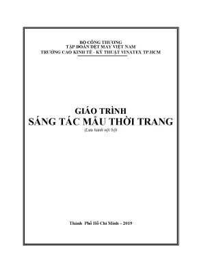 Giáo trình sáng tác mẫu thời trang
