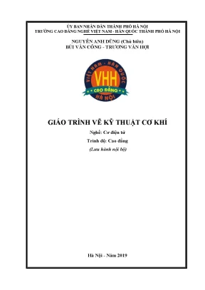 Giáo trình vẽ kỹ thuật cơ khí nghề cơ điện tử cao đẳng