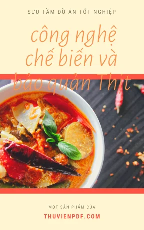 Giáo trình công nghệ chế biến và bảo quản thịt
