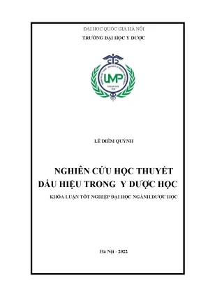 Khóa luận tốt nghiệp nghiên cứu học thuyết dấu hiệu trong y dược học