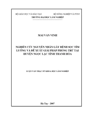 Luận văn thạc sĩ hay nghiên cứu nguyên nhân gây bệnh sọc tím luồng và đề xuất giải pháp phòng trừ tại huyện ngọc lặc tỉnh thanh hóa