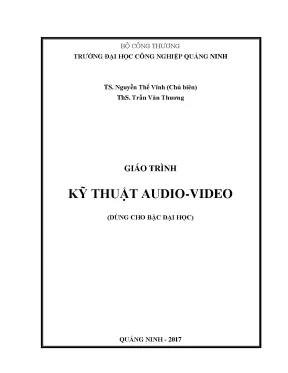 Giáo trình kỹ thuật audio video