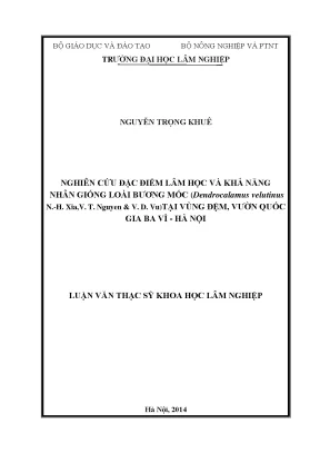 Luận văn thạc sĩ hay nghiên cứu bảo tồn thực vật ngành thông pinophyta tại khu bảo tồn thiên nhiên xuân nha tỉnh sơn la