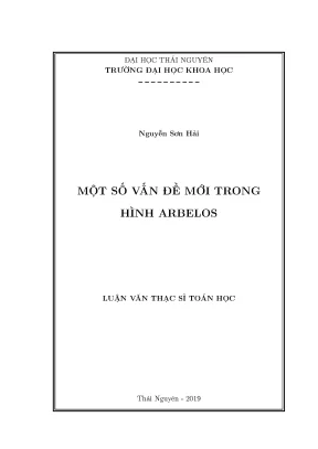 Luận văn thạc sĩ hay một số vấn đề mới trong hình arbelos
