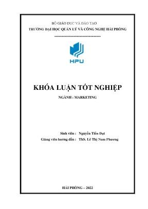 Khóa luận hoạt động marketing của công ty tnhh đầu tư phát triển nội thất hưng thịnh