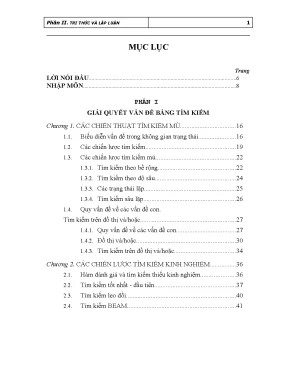 Phn ii tri thc va lp lun