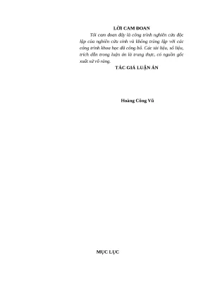 Luận án tiến sĩ file word đảng bộ tỉnh bắc giang lãnh đạo xây dựng nông thôn mới từ năm 2010 đến năm 2020