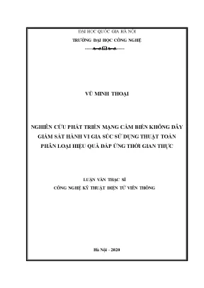 Luận văn thạc sĩ hay nghiên cứu phát triển mạng cảm biến không dây giám sát hành vi gia súc sử dụng thuật toán phân loại hiệu quả đáp ứng thời gian thực