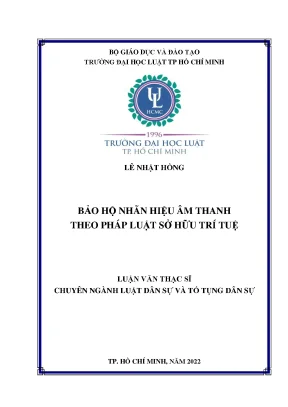 Bảo hộ nhãn hiệu âm thanh theo pháp luật sở hữu trí tuệ