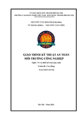 Giáo trình kỹ thuật an toàn và môi trường công nghiệp nghề vẽ và thiết kế trên máy tính cao đẳng