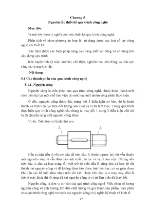 Giáo trình công nghệ chế tạo máy nghề vẽ và thiết kế trên máy tính cao đẳng phần 2