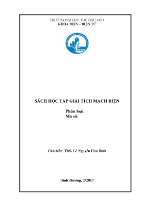 Giải tích mạch điện