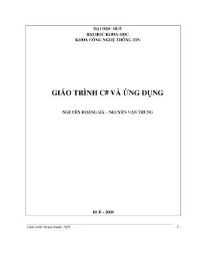 Giao trinh visual studio net 1 di hc h