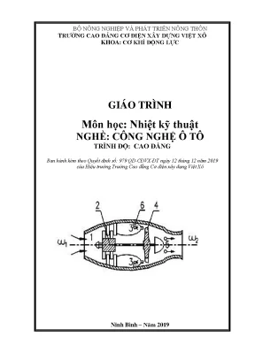 Giáo trình nhiệt kỹ thuật nghề công nghệ ô tô cao đẳng 2