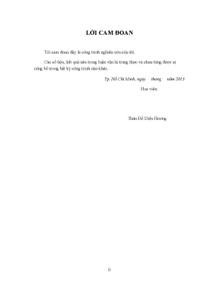 Luận văn thạc sĩ khảo sát các yếu tố hình thành chiến lược học tập của sinh viên năm nhất tại trường đại học nông lâm thành phố hồ chí minh