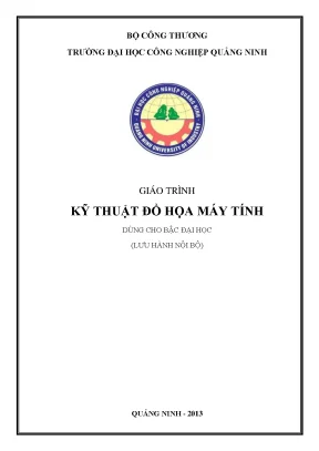 Giáo trình kỹ thuật đồ họa máy tính