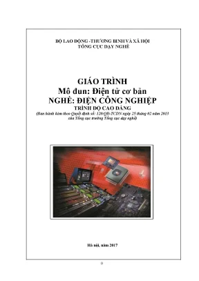Giáo trình mô đun điện tử cơ bản nghề điện công nghiệp trình độ cao đẳng