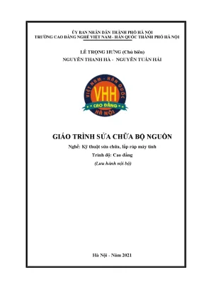 Giáo trình sửa chữa bộ nguồn nghề kỹ thuật sửa chữa lắp ráp máy tính cao đẳng