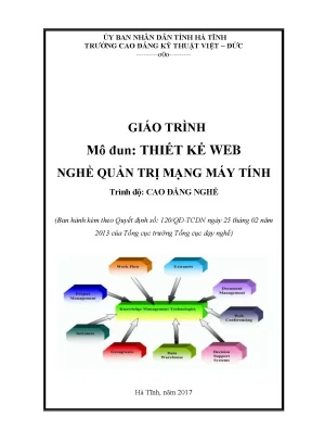 Giáo trình thiết kế web nghề quản trị mạng máy tính cao đẳng