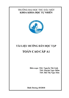 Tài liệu hướng dẫn học tập toán cao cấp a1