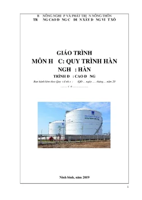 Giáo trình quy trình hàn nghề hàn cao đẳng 3