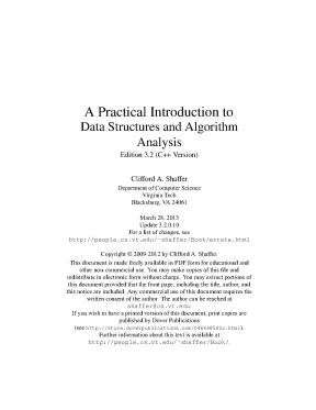 A practical introduction to data structures and algorithm analysis edition 3 2 c version part 1
