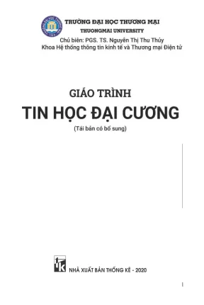 Giáo trình tin học đại cương tái bản năm 2020