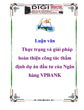 Luận văn giải pháp mở rộng thị phần thanh toán hàng xuất khẩu của ngân hàng công thương việt nam trong bối cảnh gia nhập wto