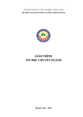 Giáo trình tin học chuyên ngành